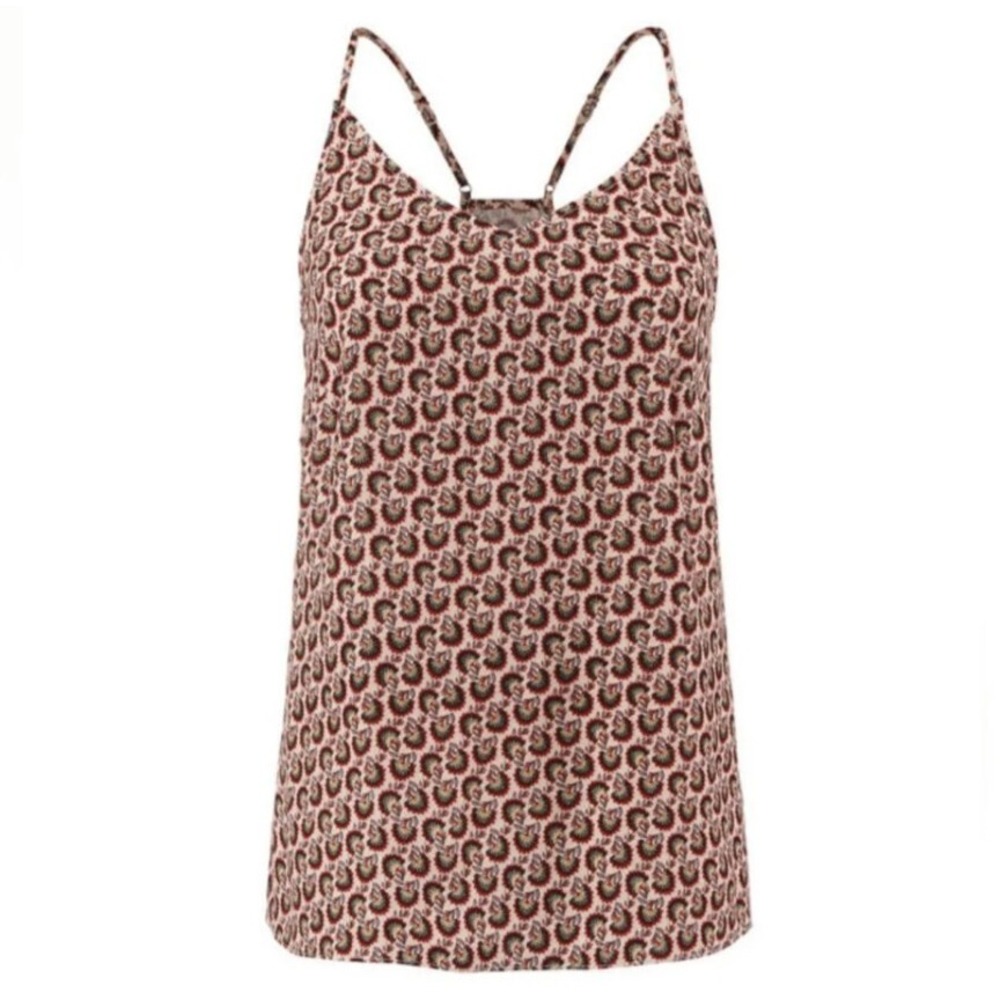 Cabi Small Tank Top Flowery Summer Raceback #6